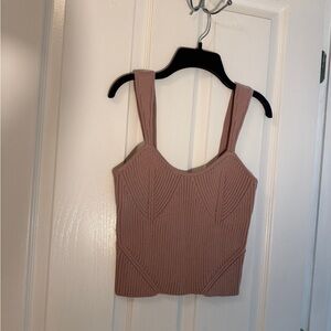 Endless Rose Blush Knit Tank Top
